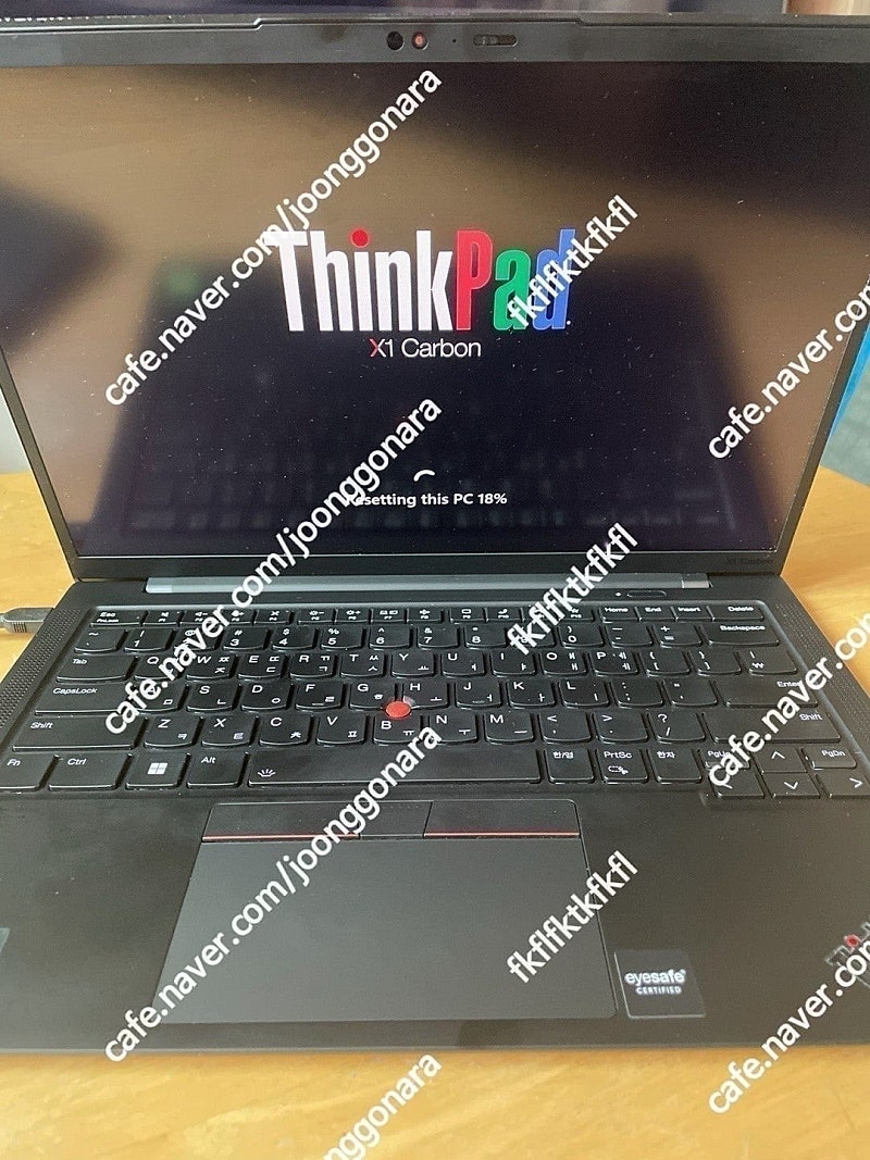 thinkpad 씽크패드 X1 G10 레노버 고급형 i7-1260p ram16g ssd 512g 윈도우11프로 새상품급 판매