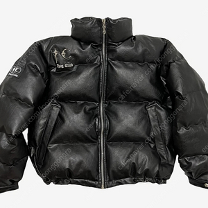[삽니다] 떠그클럽 Thug Club Leather Puffer Jacket Black 2사이즈