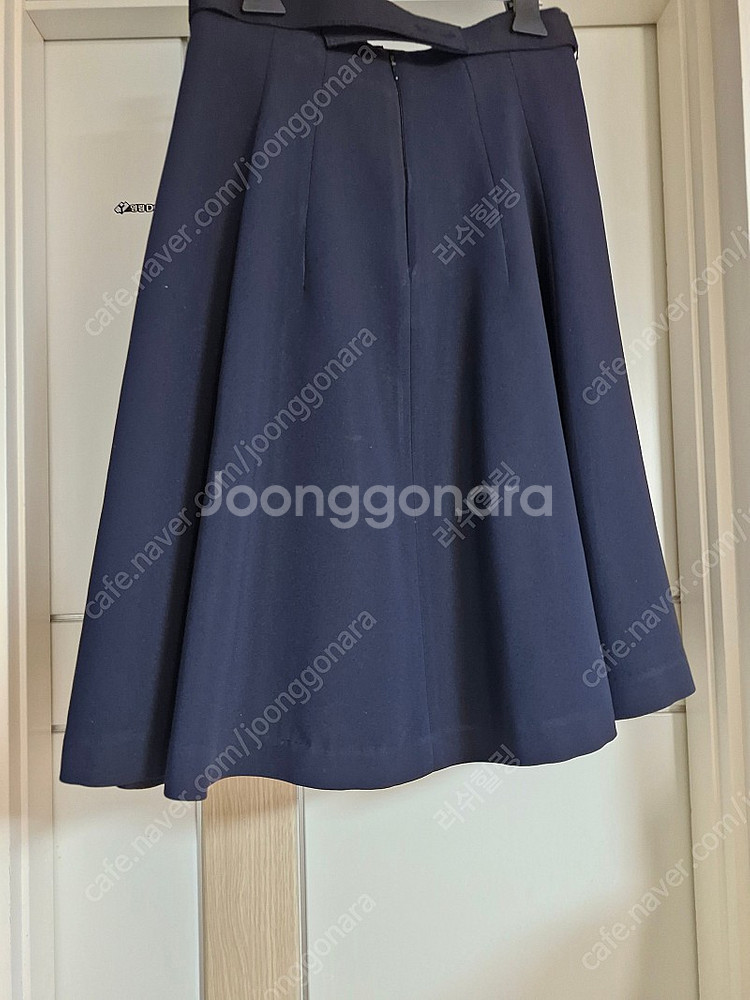 레니본 리본벨트 스커트 54 네이비--1
