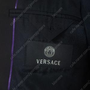 (갤러리아 매장정품) VERSACE 메인라벨 블랙블레이져 (사이즈48R국내100) 배송비포함 2만3천원