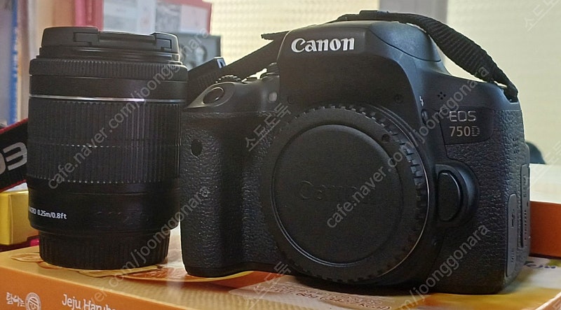 캐논 EOS 750D 카메라 팝니다