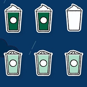 스타벅스 스벅 프리퀀시 미션 2, 일반 5 일괄 5000원