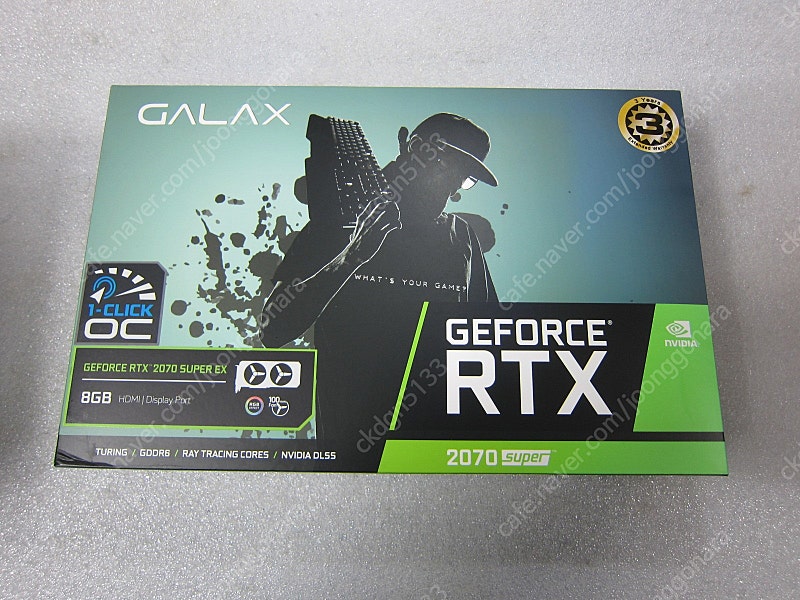 GALAX RTX2070 SUPER EX BLACK OC D6 8GB 박스풀