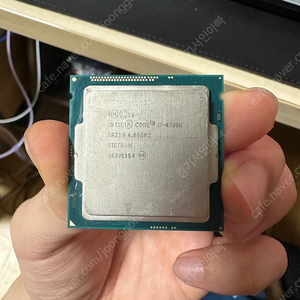 4790k cpu 단품 판매합니다. 택포 6만원