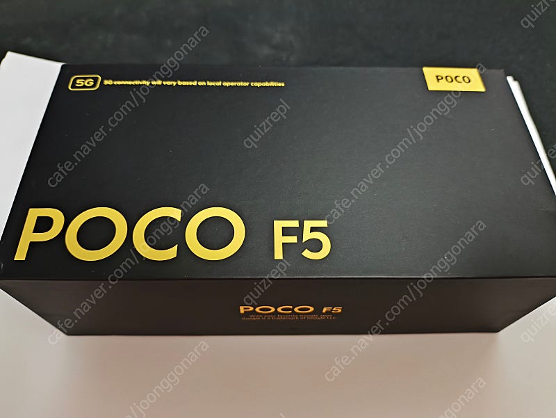 샤오미 poco 포코 F5 화이트 팝니다.