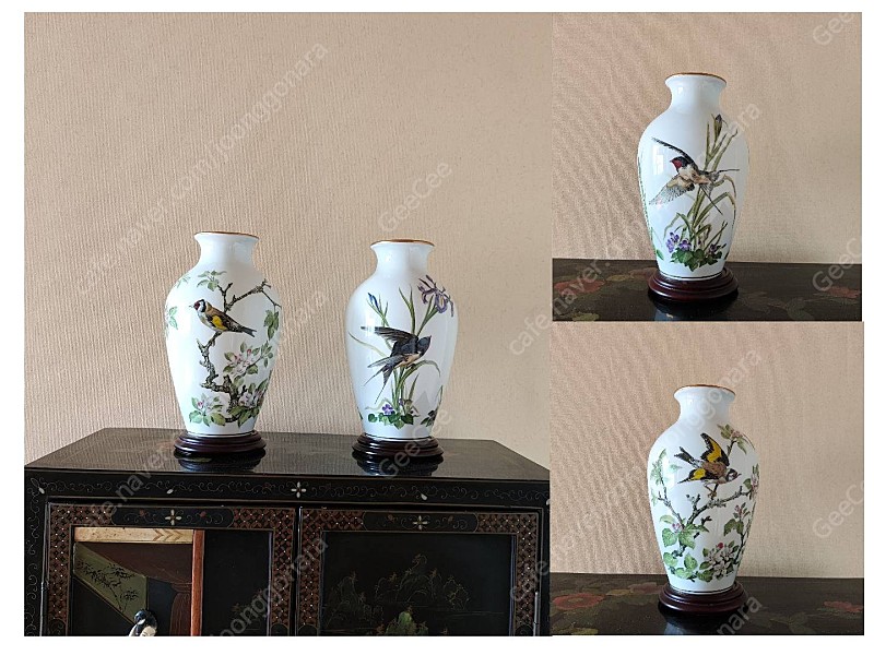 [판매] FRANKLIN MINT FINE PORCELAIN VASE – 프랭클린 민트 자기 꽃병 - 한정판