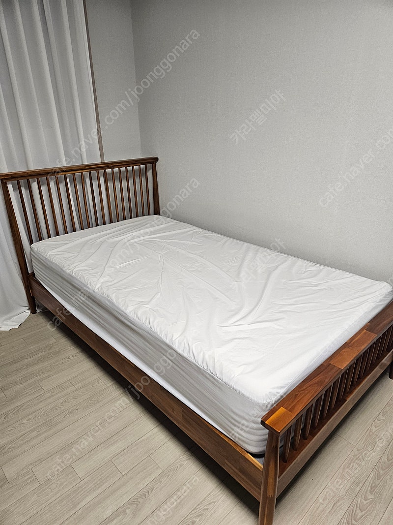 올쏘 아이비 원목 침대 슈퍼싱글 프레임 + 먼데이하우스 매트리스 25cm 슈퍼싱글
