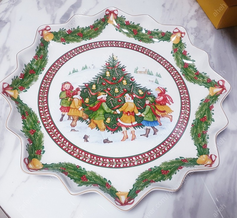 빌레로이앤보흐 크리스마스 토이판타지 토이딜라이트 패스츄리 접시 39cm (새상품) 당일접수