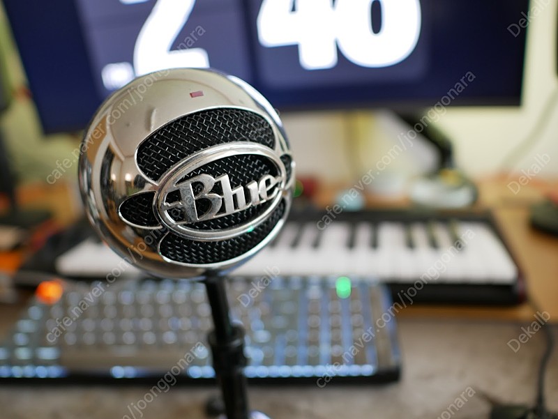 블루 스노우볼 (Blue Snowball) USB 마이크 팝니다.