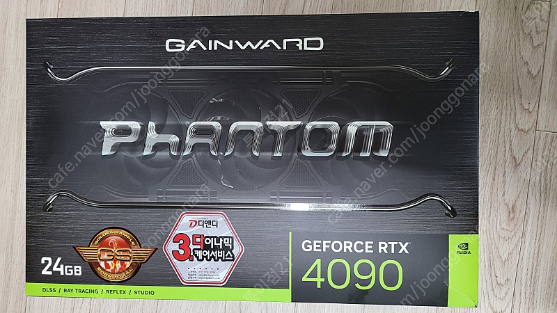 GAINWARD 지포스 RTX 4090 팬텀 GS D6X 24GB 판매합니다.