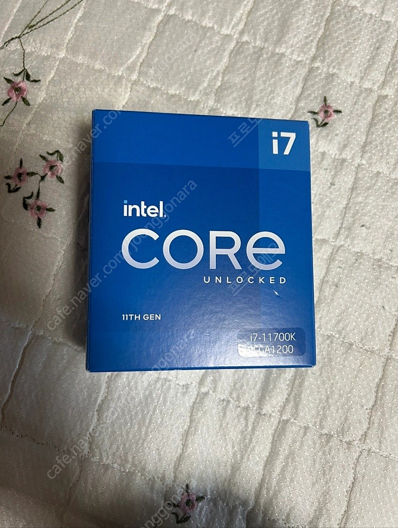 Intel I7-11700k cpu 정품, 박스, 운포