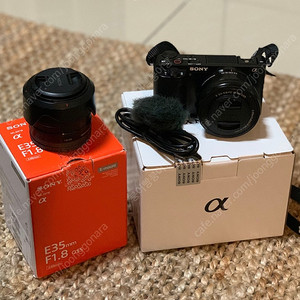 소니 SONY zv-e10, SEL35F18 (카페렌즈) +샌디스크128gb