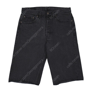 [32] 1991 USA Levis 501-0660 Black Half Pants (W32) 리바이스 빈티지 블랙 하프 팬츠 90년대 미국생산 미제 90s 흑청 반바지