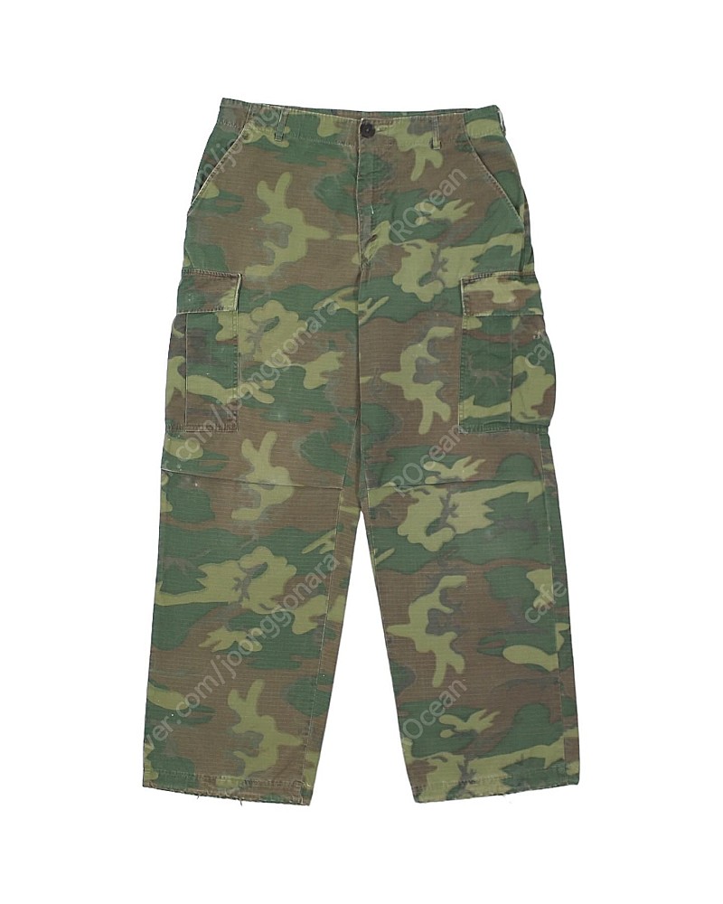 [M-R] 1960s Vietnam War US Army ERDL Camoflague Tropical Combat Trousers 미군 카모 컴벳 팬츠 60년대 빈티지 정글퍼티그