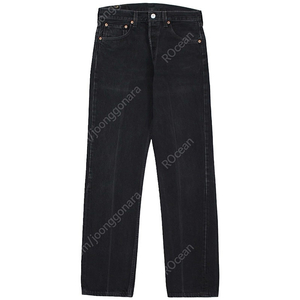 [31.5] 1998 USA Levis 501-0660 Black Denim Pants (32X32) 리바이스 빈티지 블랙 데님 팬츠 90년대 미국생산 미제 90s 흑청