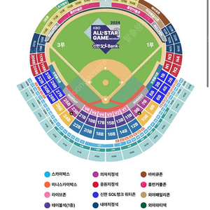7월6일 올스타전 1루 응원지정석 4연석 양도