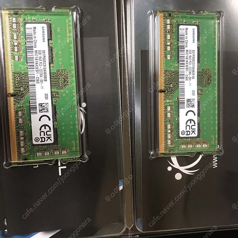 노트북용 삼성 DDR-4 3200 (8gx2 = 16g) 팝니다.