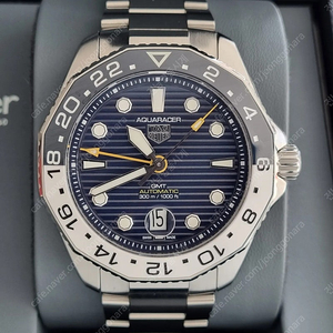 태그호이어 신형 아쿠아레이서 GMT 43mm WBP2010(2023년식)