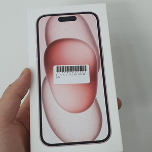 (254773)아이폰15 핑크 128기가 미사용 박스폰 88만원