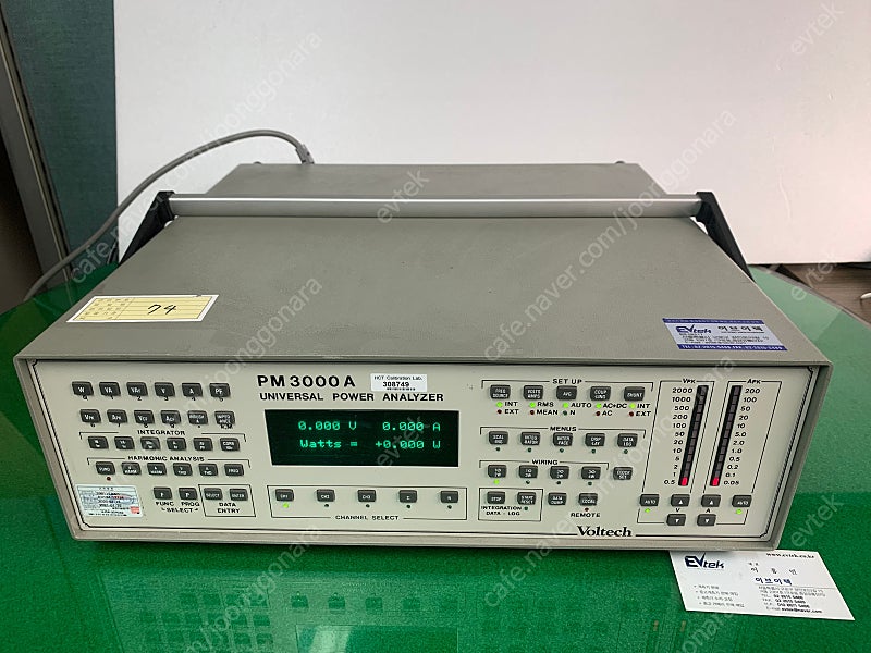 Voltech PM3000A 3CH Power Analyzer 전력분석기 판매합니다.