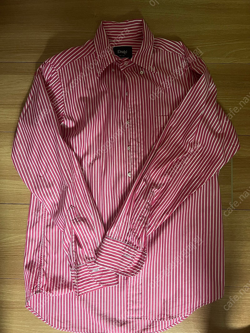 (3번 실착) 드레익스 셔츠 핑크 스트라이프 16 - 41 (100~ 105) 사이즈 판매합니다