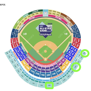 (통로석) KBO 올스타전 3~4층 지정석 4연석,2연석 2024 야구올스타 전