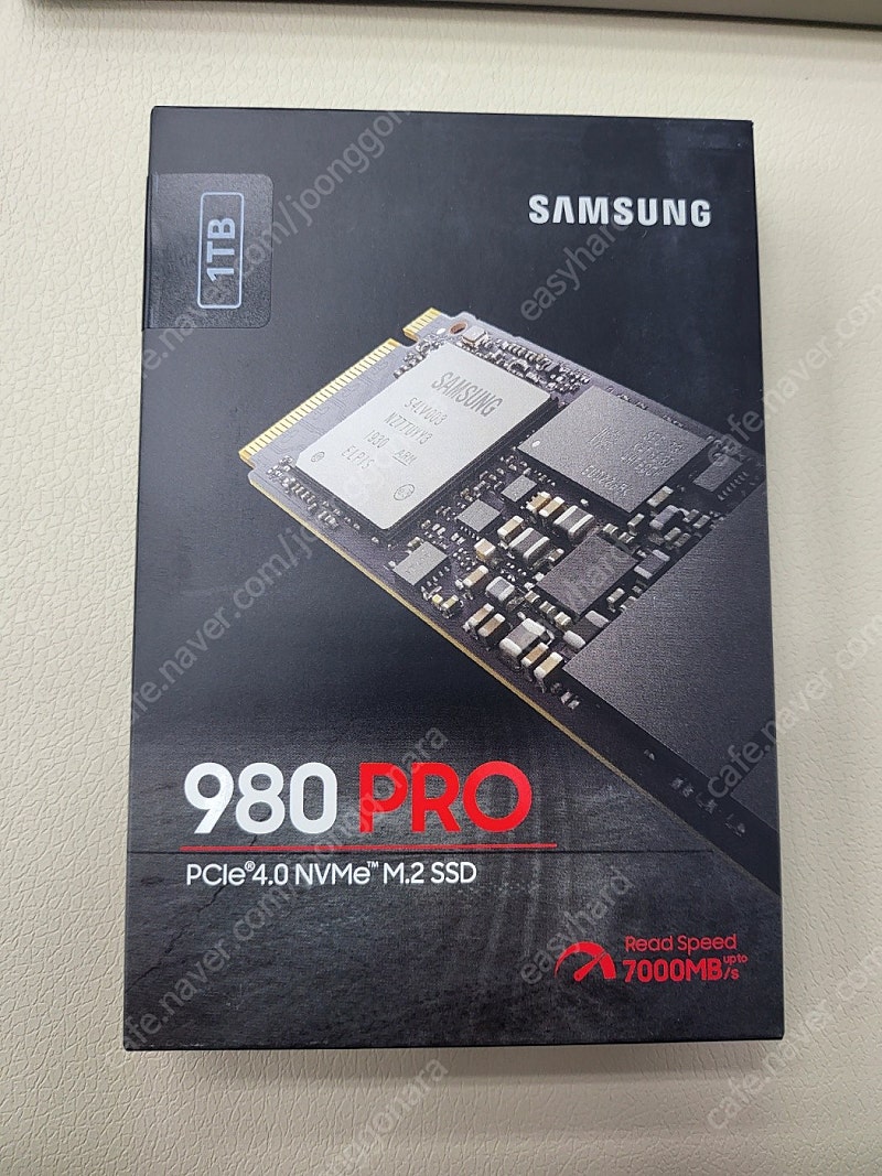 삼성전자 삼성 980 PRO M.2 NVMe 1TB 미개봉 택포 판매합니다