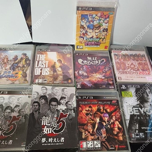 PS3 열혈행진곡,라오어,DOA5,비욘드,용과같이5(대사동봉),바사라3,무쌍오로치2,프로야구스피릿츠