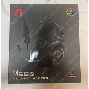 앱코 헤드셋 N550 (M550) 블랙 미개봉 팝니다