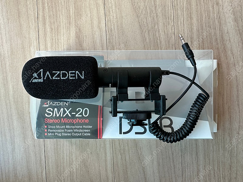 AZDEN 아즈덴 SMX-20 dslr, 미러리스용 카메라 캠코더 외장 마이크