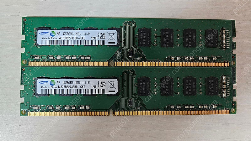 삼성 DDR3 12800 4G x 2 램