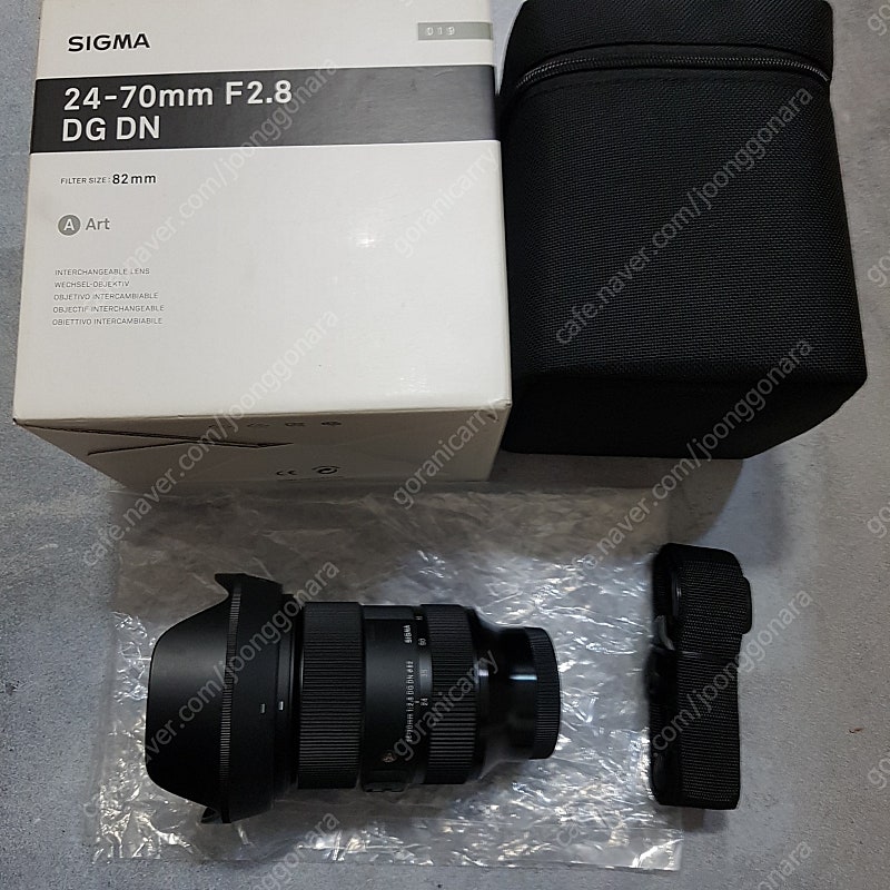 카메라 렌즈 소니 E 마운트 시그마 정품 24-70mm F2.8 DG DN 시계륵 2470 판매합니다