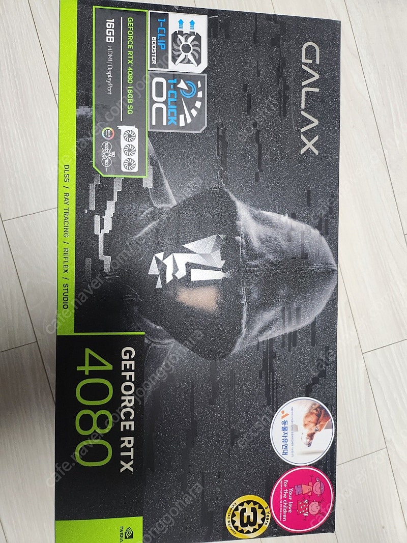 갤럭시 GALAX 지포스 RTX4080 SG d6x 16GB 그래픽카드팝니다