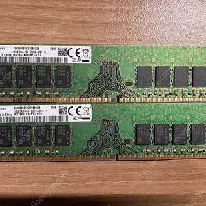 삼성 데스크탑 DDR4 16GB 램 판매합니다 (m378a2k43cb1)