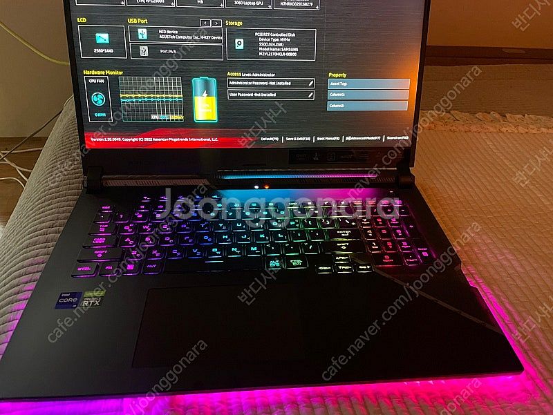ASUS i9 고성능 게이밍 노트북 (미사용)--6