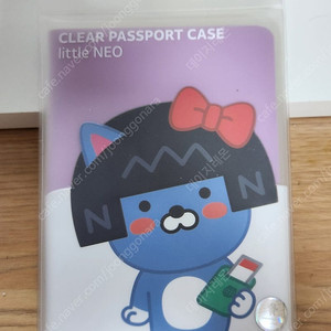 카카오프렌즈 투명 여권지갑 리틀네오 판매