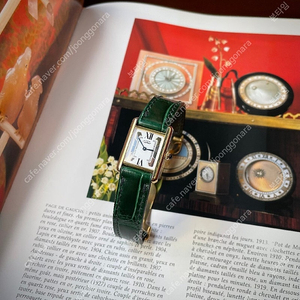 Cartier 까르띠에 탱크머스트 21mm 스몰 버메일 쿼츠 가죽 빈티지