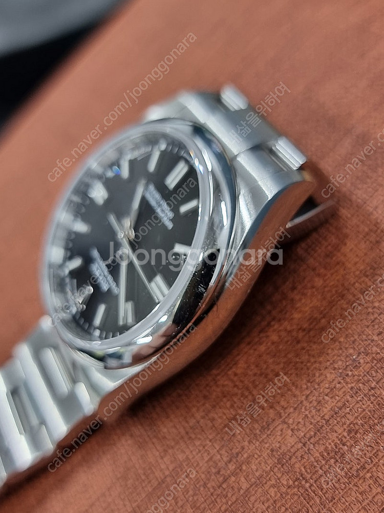 롤렉스 오이스터 퍼페츄얼 36mm 브라이트 블랙 126...--3