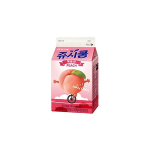 GS25전용 쥬시쿨복숭아 180ml 1개 500원