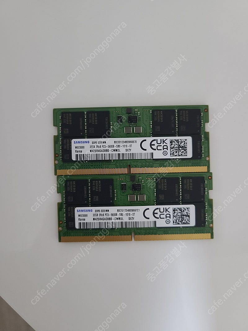 삼성전자 노트북 ddr5 5600mhz 32gb 2개