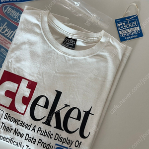 테켓(teket) 롱슬리브 M사이즈 Plan L/S Tee White