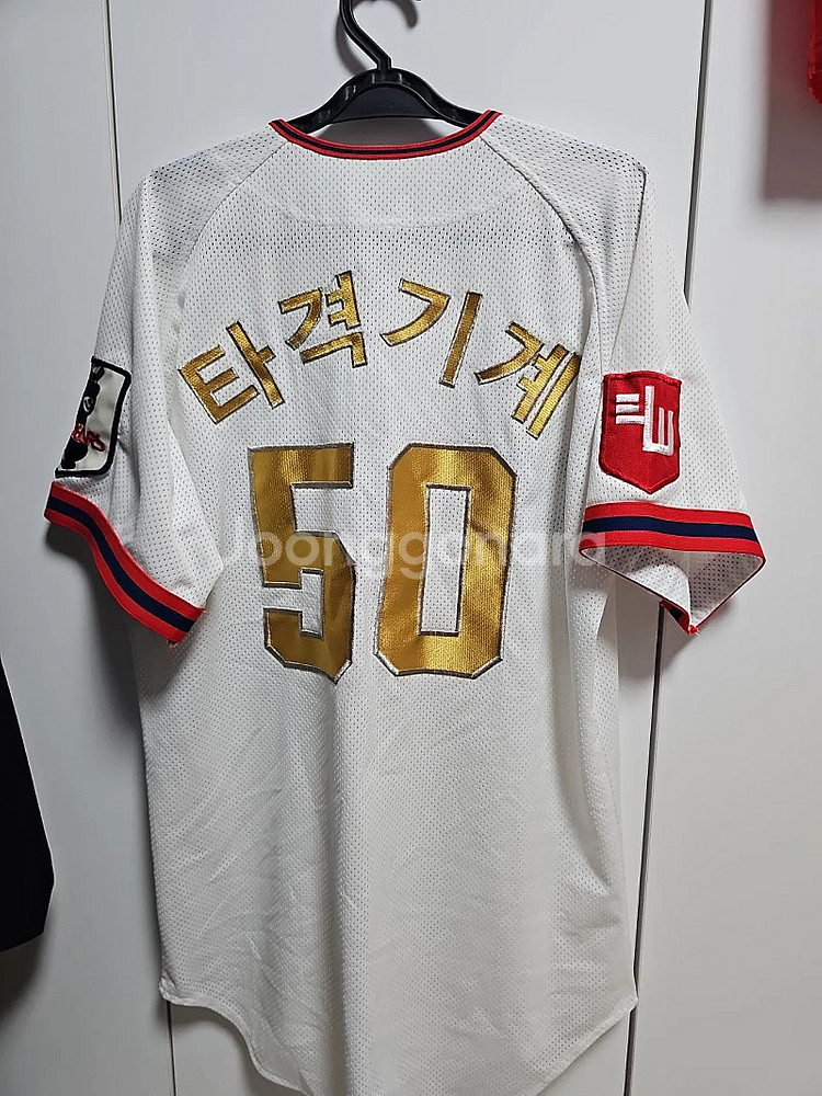 ob베어스 올드 유니폼 사이즈95 타격기계마킹 팝니다--4