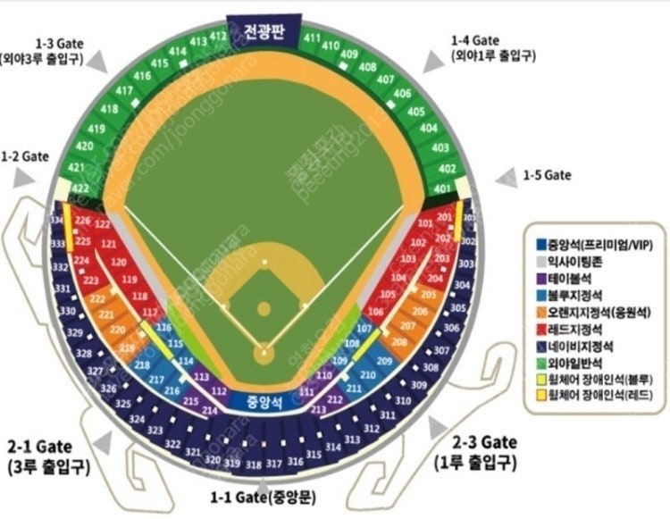 7월 9일 (화) 기아 vs LG 3루 오렌지석 219블록 2연석 or 4연석 양도합니다.