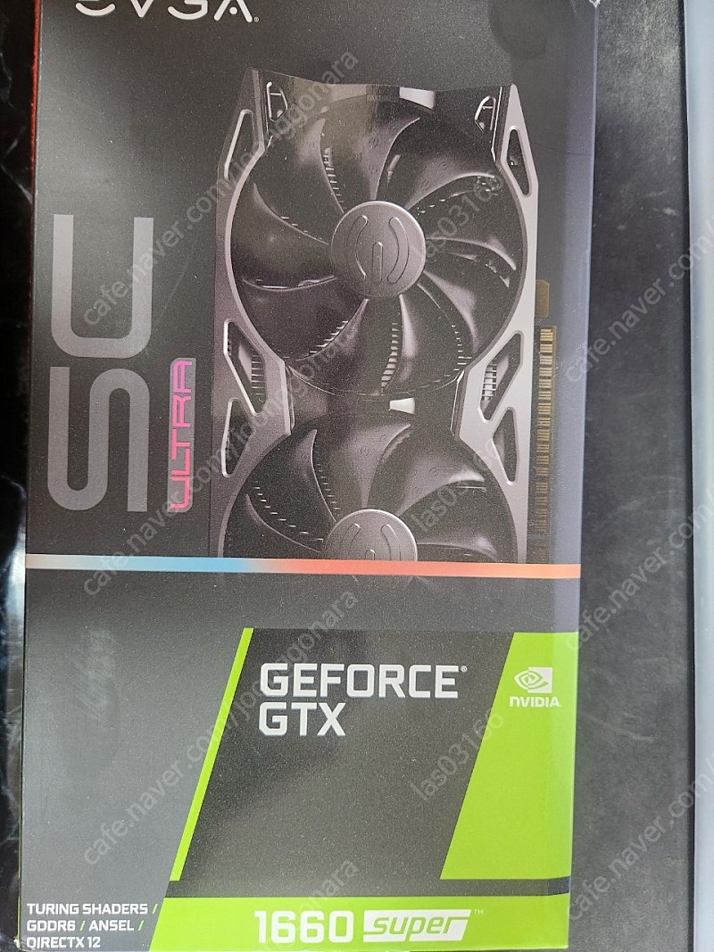 EVGA gtx1660super 그래픽카드 팝니다