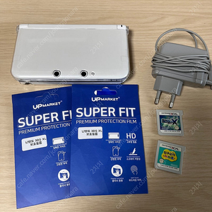 닌텐도 3ds xl 화이트 + 포켓몬스터x + 친모아