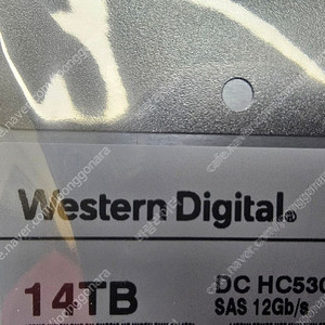 WD Ultrastar 14TB DC HC530 SAS (WUH72141AL5204, 14TB) SAS HDD 미사용품