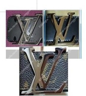 정품 LOUIS VUITTON 루이비통 M9346 LV 이니셜 40미리 피라미드 모노그램 일루젼 리버시블 양면벨트 블랙 브라운 새상품 / M9821 모노그램 리버서블 양면벨트 LV