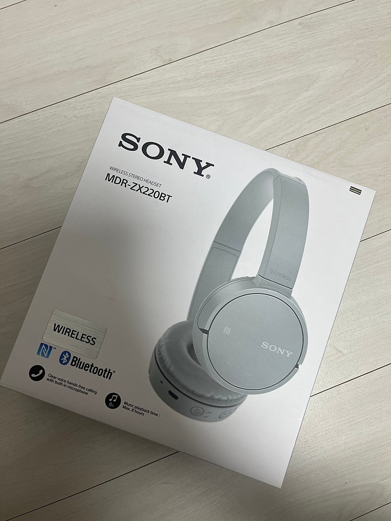 소니 sony 블루투스 헤드셋 소니 mdr-zx220bt