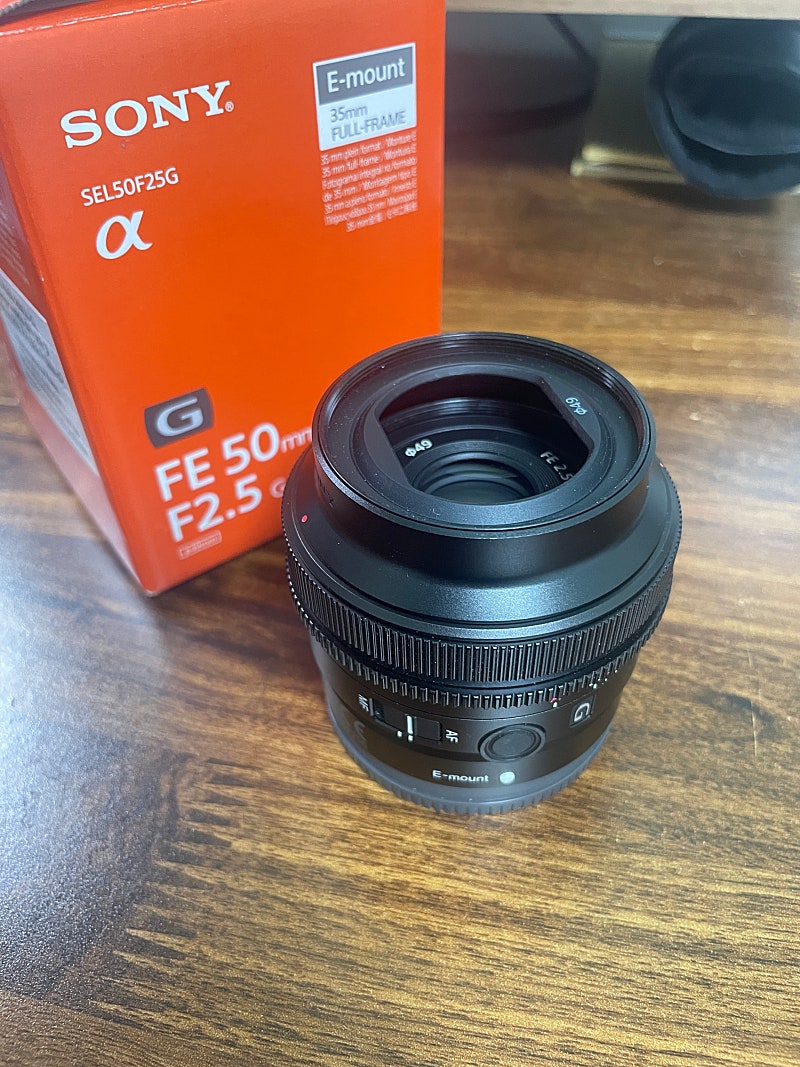 소니 sony 알파 FE 50mm F2.5 G 풀박스 (소니 50g, 50g, g트리오, e마운트)