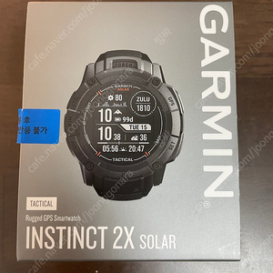 GARMIN 가민 인스팅트 2X 솔라 택티컬